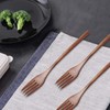 8 Pack Wooden Forks, findTop 9 Inch Long Handle Reusable