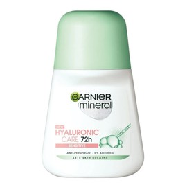 GARNIER Deodorant Roll On Hyaluronic Care 72 H 50 ml Pack of 3