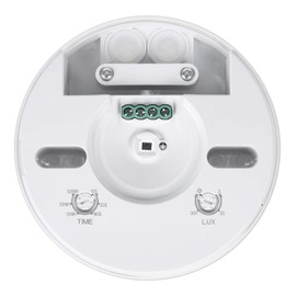 Maclean MCE293 Infrared Motion Sensor with Twilight Switch 360° IP65 Sensor Detection Range up to 8 m