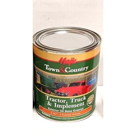 majic Town & Country Tractor, Truck & Implement Exterior Oil Base Enamel, 1 Quart, Kubota Orange