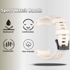 QHBAMD Silicone Watch Bands Compatible for Garmin Instinct 3 AMOLED