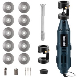 Tungsten Electrode Sharpener Grinder For TIG welding,4 Sizes 4 Angles Tungsten Electrode Grinder Head,Versatile Multi-Angle,TIG Welding accessories With Cut-Off Slot,10 Diamond Wheels, 3 CNC Mandrels