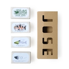 Jose Gourmet Smoked Tinned Fish Sampler 4-Pack