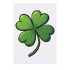 'Four Leaf Clover' Temporary Tattoo - Water Resistant, Skin-Safe, Non-Toxic