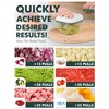 Manual Food Processor Vegetable Cutter, Geedel Pull Chopper with String,