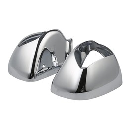 TCT-MOTORPARTS Rearview Side Mirrors Cover Fits for Honda GL1800 GOLDWING 01-17 Chrome Color
