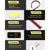 Defvnsy Rear Tail Brake Light Strip 100CM 39.4" Multifunction Third