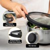 Mixing Bowls with Lids Set - Non-Slip, Airtight Warp-Proof TPR-AS