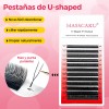 Blister Extensiones De Pestañas Massacaku U-shaped Yy Lash