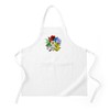 CafePress Eastern Star Floral Emblems BBQ Kitchen Apron with Pockets,