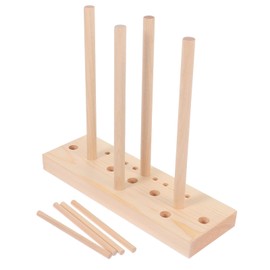 Totority Extended Bow Maker 1 Set Bow Maker Christmas Corsage Supplies Sets Wood Tools Ribbon Ribbons for Presents Ribbon Fixing Tool Wooden Rope Beige Multipurpose Christmas Decor