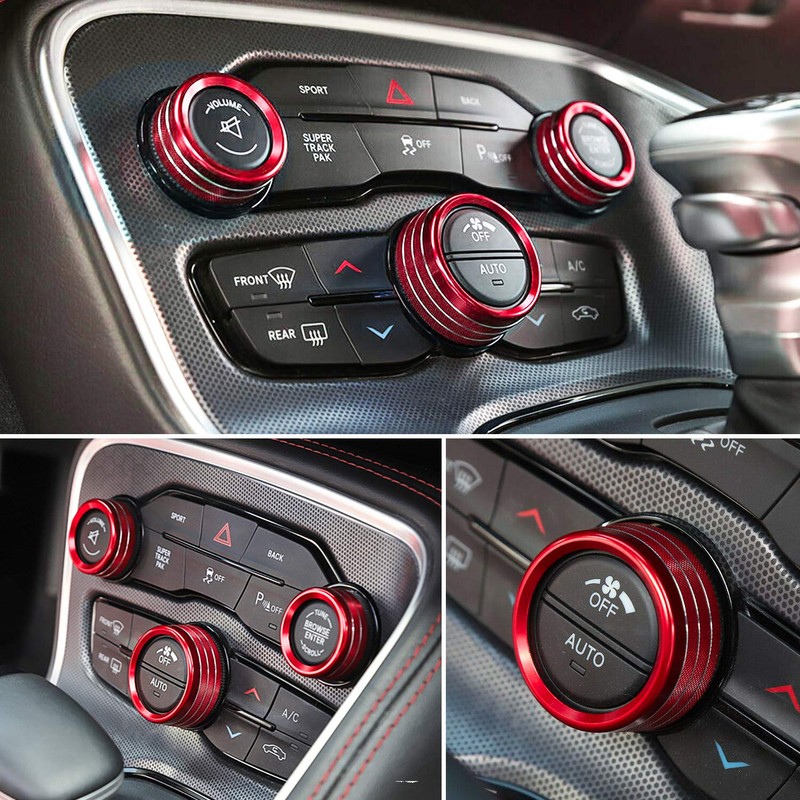 For Dodge Challenger Charger 2015-2021 Interior Accessories Decoration Steering Wheel