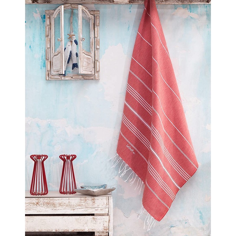 LeStoff Premium Hammam Towel - 100% Organic Cotton - Prewashed,