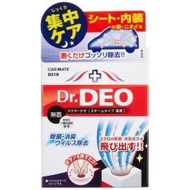 カーメイト(CARMATE) 車用 除菌消臭剤 ドクターデオ Dr.DEO スチーム 浸透タイプ 置き型 無香 安定化二酸化塩素 190ｇ D219