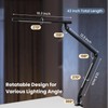 Pak LED Desk Lamp with Clamp, 18W Dual Light Architect
