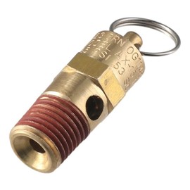 SSHHUI 1/4" NPT 135-270 PSI Air Compressor Safety Relief Pressure Valve, Tank OUT Off Electrical Equipment Safety Control Spring Exhaust Valve