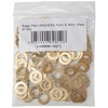 AHCBrass Plain WASHERS Form B 6mm (Pack of 100)