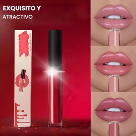 12 Colores Brillo Labial En Crema, Resistente Al Agua, antiadherente, Resistente Al desvanecimiento, Lápiz Labial Aterciopelado Hidratante de Larga Duración (#9)
