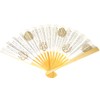 Oka Denen Tea Ceremony Fan, Urasenke For Women, Rikyu Hyakushu