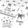 3-Pack 54 x 108 Inch Birthday Theme Plastic Tablecloth -