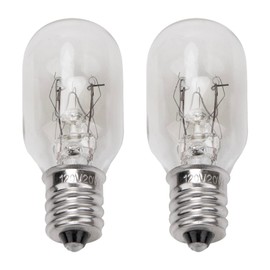 ZTTM 20W, 120V Incandescent Bulb Replacement, Suitable for Conair RP34B Illuminated Makeup Mirror, E12 Candle Holder Base, 2700K (20W 120V Bulb*2)