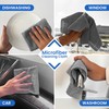 Greenfound Microfiber Cleaning Cloth Roll -80 Pack,Tear Away Towels for