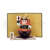 Yakushigama Nishikisai Hatsujin General (with wooden base) height 3.3 inches