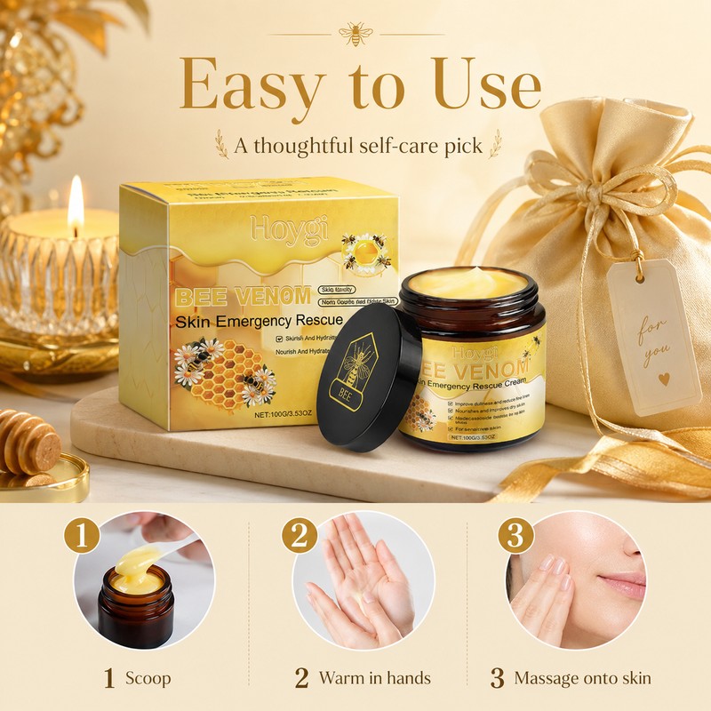 Bee Venom Moisturizing Cream for Face & Body – Nourishing