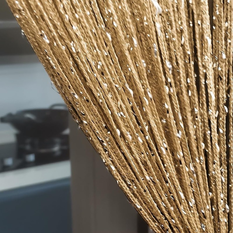 ave split Decorative Door String Curtain Wall Panel Fringe Window