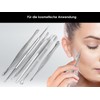 6-Piece Stainless Steel Comedone Squeezer Set Blackhead Remover