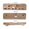 Keenso Wooden Rock Climbing Hangboard, Wooden Hangboard Climbing Board Fingerboard