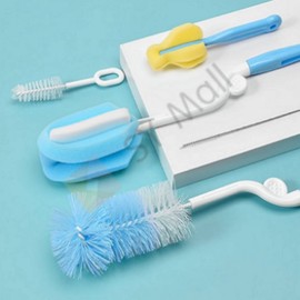 5-Piece Bottle and Baby Bottle Cleaning Brush Set 5-Piece Cleaning Brush Set - Random 2ea