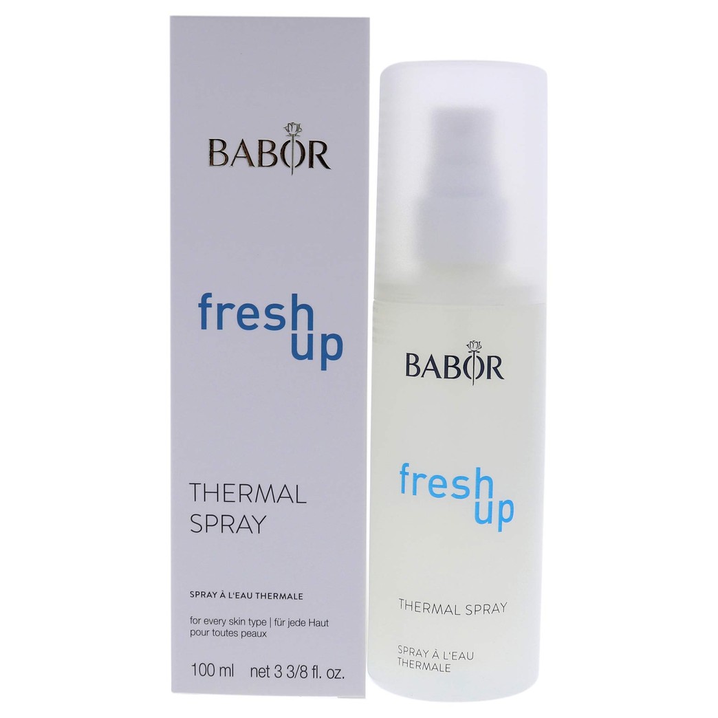 BABOR BABOR Thermal Spray, Moisturizing Face and Body Mist with Pure Thermal Spring Water for All Skin Types, Strengthens Natural Skin Barrier, Non-Comedogenic, 10.4 fl. oz.