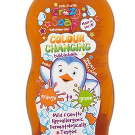 Kids Stuff Colour Changing Orange to Green Bubble Bath 300ml