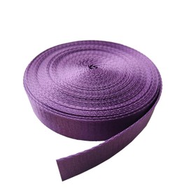 VIAILI SYMIE 1 Inch Heavy Duty Nylon 10 Yards Webbing Roll,Nylon Strap Webbing Straps Backpack Straps Nylon Belt for Indoor or Outdoor Gear, DIY Crafting, Handles, Luggage, Slings (Purple)