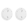 UPALDHOU 2 Pcs Boat Round Inspection Hatch, 4in ABS Deck