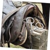 BIUDECO Durable Stainless Steel Horse Bit Tie Ring Heavy Duty