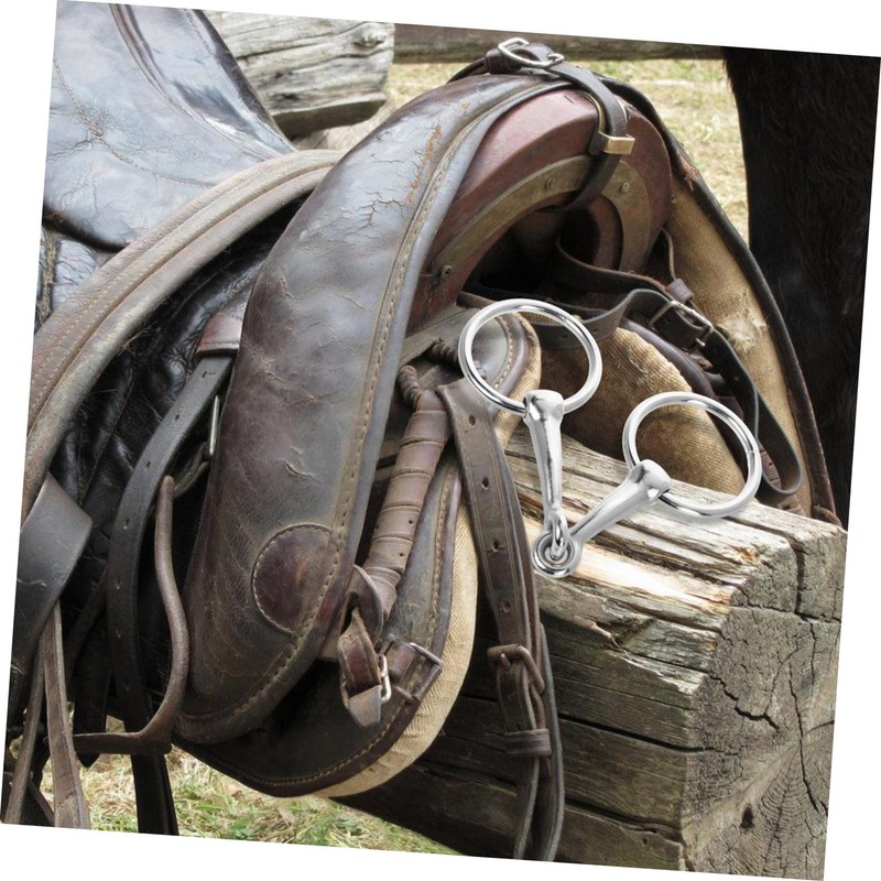 BIUDECO Durable Stainless Steel Horse Bit Tie Ring Heavy Duty