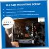 COHEALI 1 Set Nvme SSD Mounting Screw Kit for Motherboard