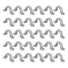 Generic 30 Pcs PVC Pipe Straps for 1/2 Inch Conduit