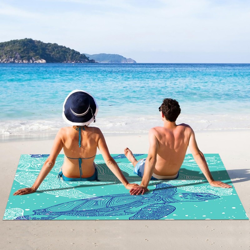 FGen Beach Blanket, Sand-Free, 210 x 200 cm, Extra Large