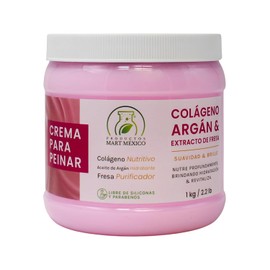 Productos Mart Mexico Crema Colágeno, Argán & Fresa Para Peinar Productos Mart Mexico1 Kilo