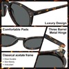 CARFIA Polarised Sunglasses Women's Retro Round Design UV400 Protection Glasses