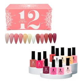 Gama 12 Piezas Colores Gel Esmalte Uv Semipermanente Elegir