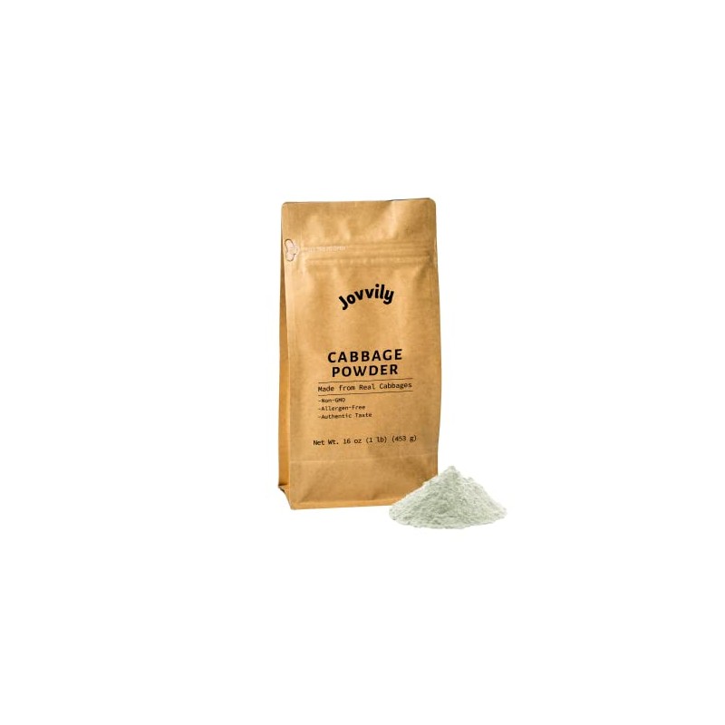 Jovvily Cabbage Powder - 1lb - Dried Cabbage - Soups