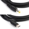 SUPERNIGHT 5,5x2,5mm DC zu Typ C USB-C Eingangskabel für Laptop