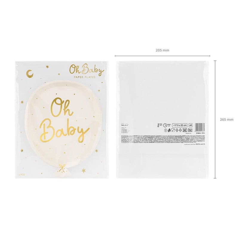 Paper Plates Oh Baby