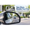 360° Adjustable Blind Spot Mirror for Cars – Wide-Angle Convex