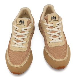 Rihoyoss Oval Shoelaces for Children Sneakers - Half Round 1/4" Athletic Shoe Strings, 30 inch (76cm), Beige