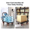 TIDY PALM Upgraded Foldable Push Cart Dolly | 880 lbs.